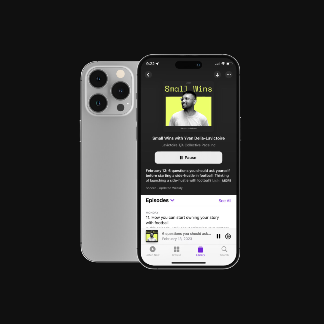 Small Wins is a podcast for football entrepreneurs by Lavictoire FC